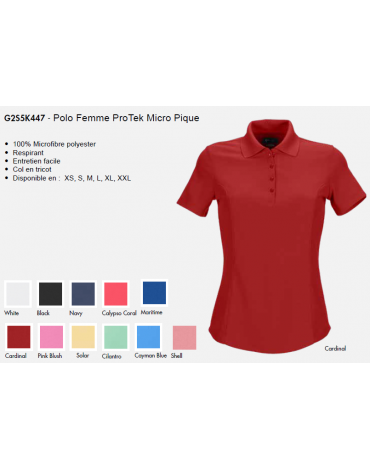 Greg Norman POLO Protek - no disponible en España/Portugal