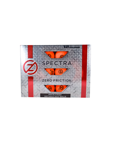 Zero Friction Bolas de golf Spectra - Naranja x 12