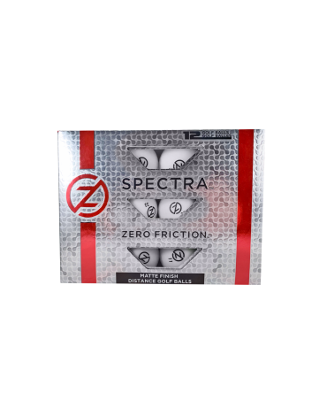 ZERO FRICTION BOLAS DE GOLF SPECTRA - Blanco x 12