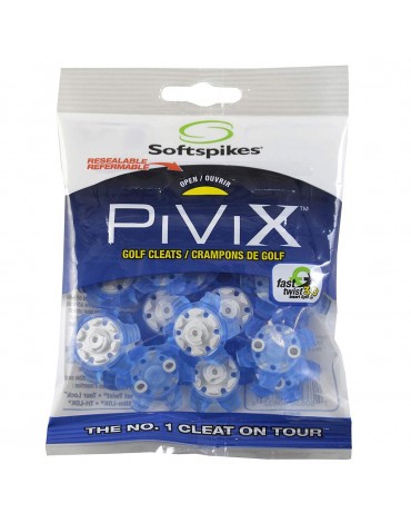 Spikes Pivix fixation Fast Twist - Blue - x18