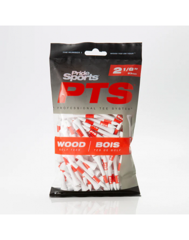 Pride golf Wooden tees 53 mm (x25)