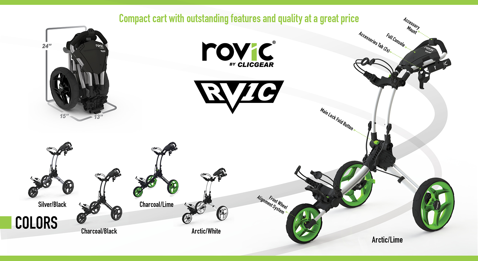 Rovic chariot manuel enfant RV3J