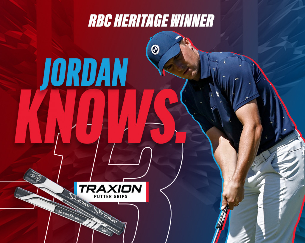Jordan Spieth wins RBC Heritage with Superstroke Traxion Flatso 1.0